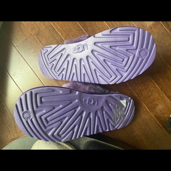 Authentic UGG Sequin Purple Ombré Slides/Slippers - Picture 3 of 4